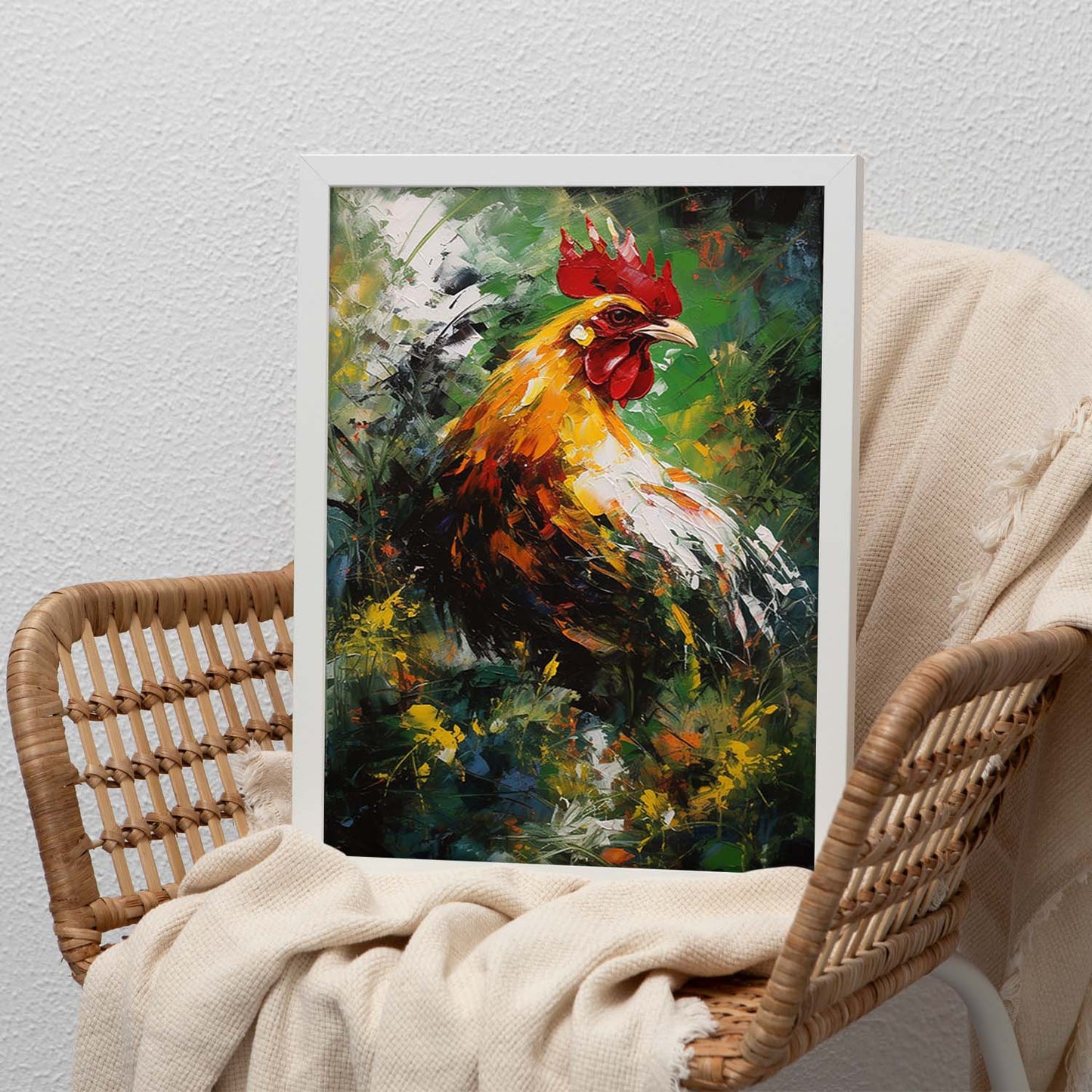 Lamina Retrato FogHorn Leghorn Estilo Georg Ba
