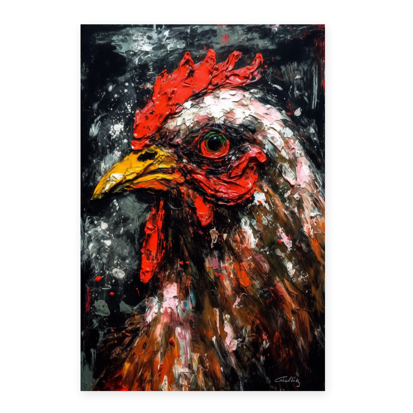 Poster estilo Georg Ba de FogHorn Leghorn