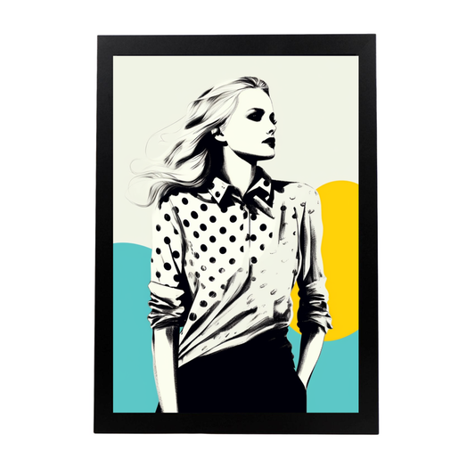 Lámina Retrato de Persona Única e Inconvencional en Papel de Alta Calidad