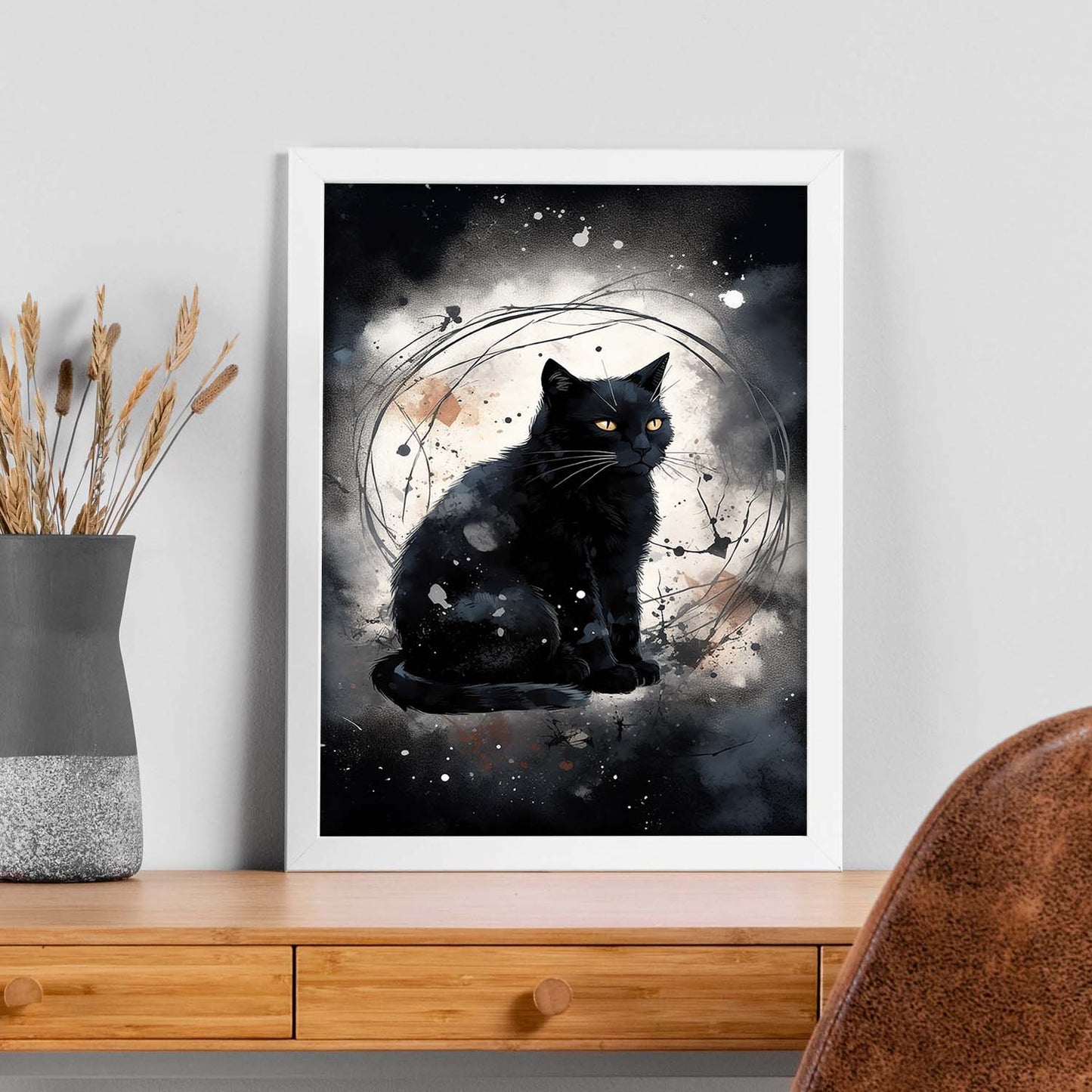 Póster de Póster sumi-e surrealista