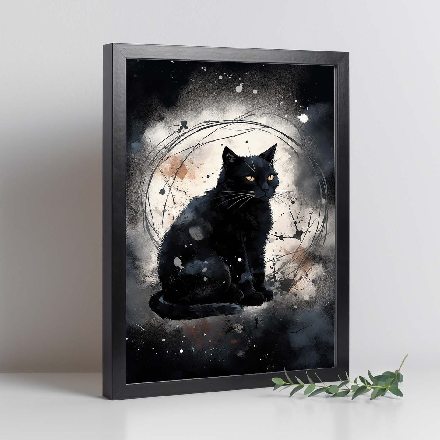 Póster de Póster sumi-e surrealista