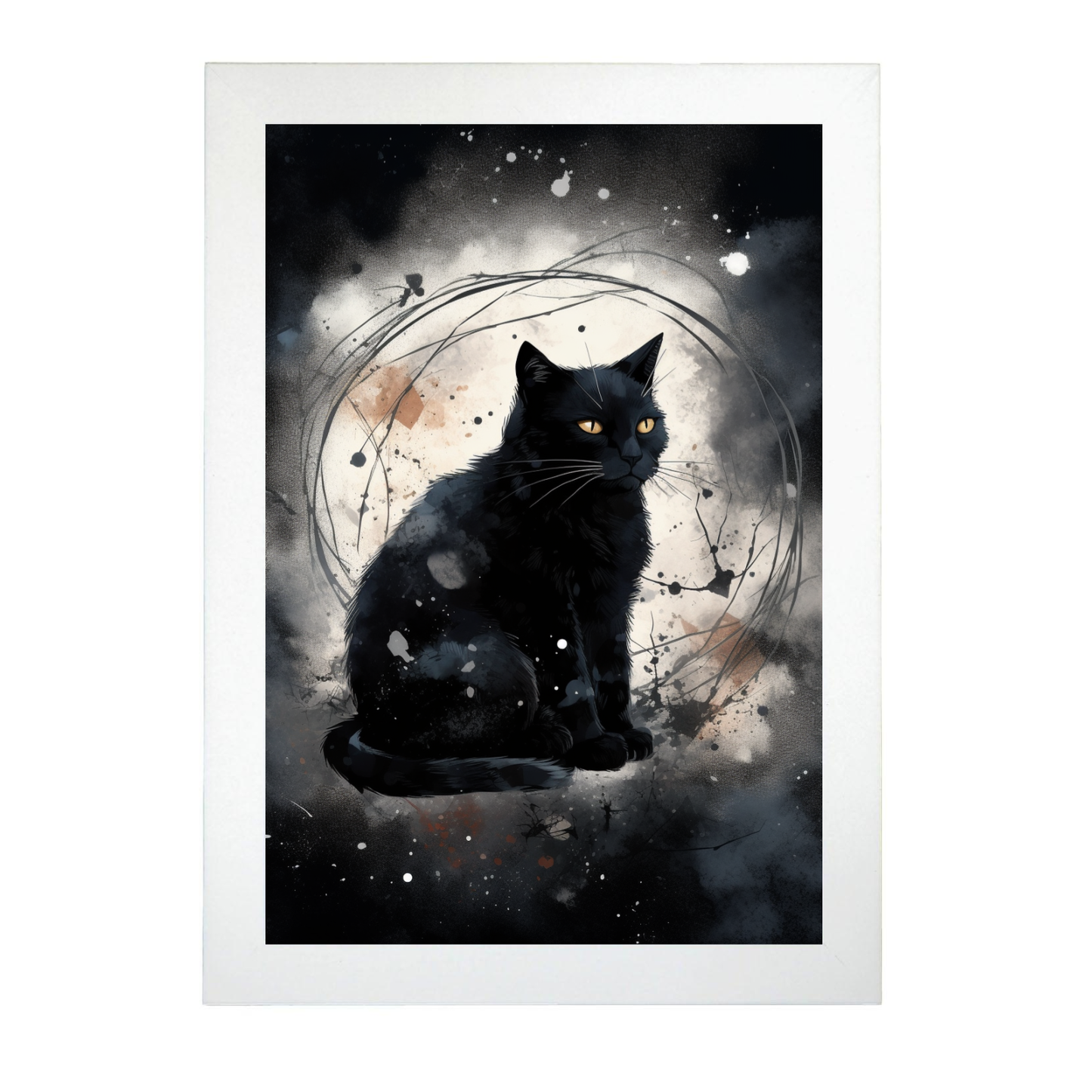 Póster de Póster sumi-e surrealista