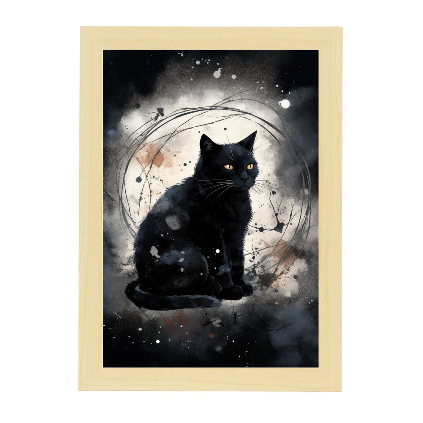 Póster de Póster sumi-e surrealista