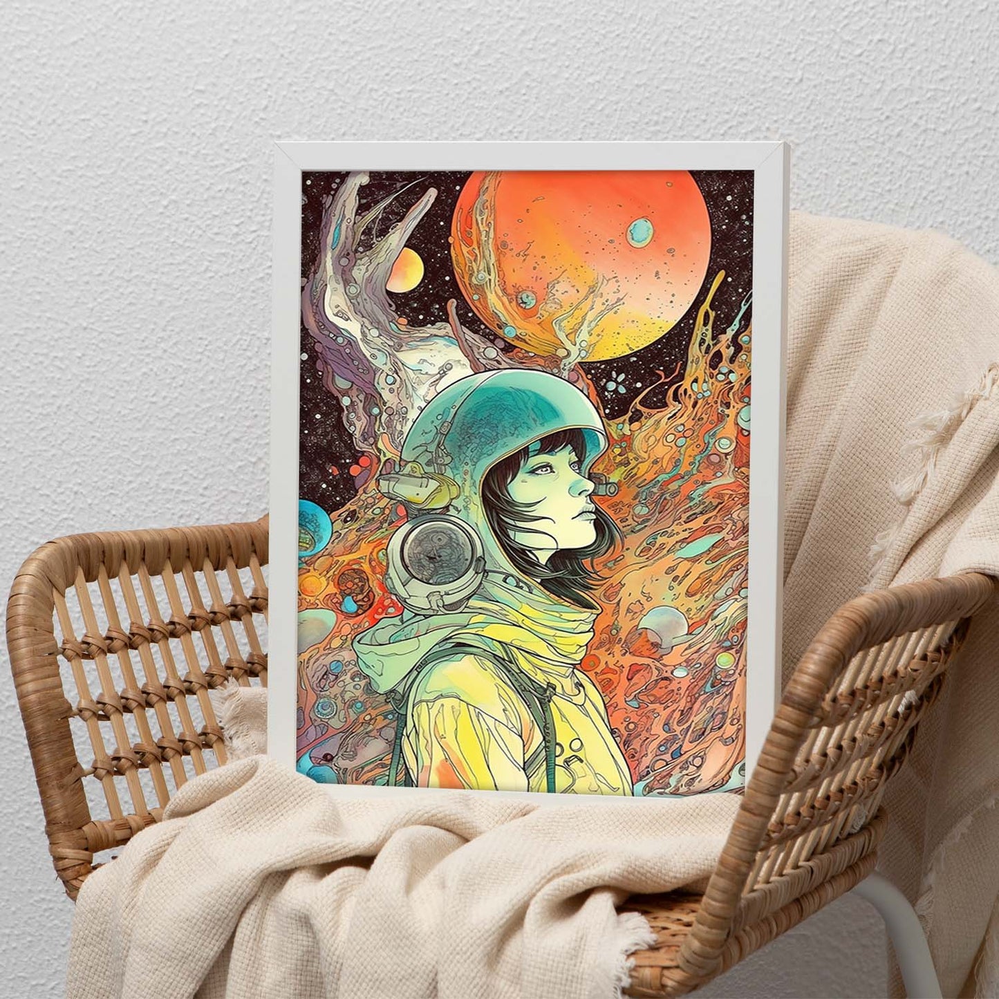Póster Hiperrealista de Surrealismo Absurdo Detallado