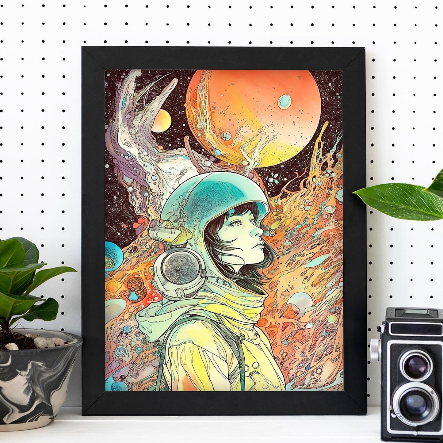 Póster Hiperrealista de Surrealismo Absurdo Detallado