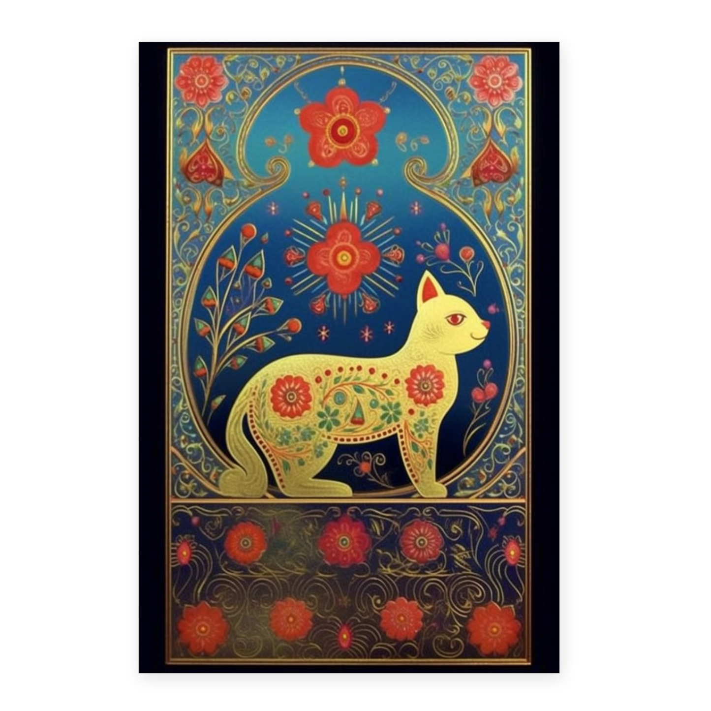 Póster de Tarot Colorido Rosina Wachtmeister