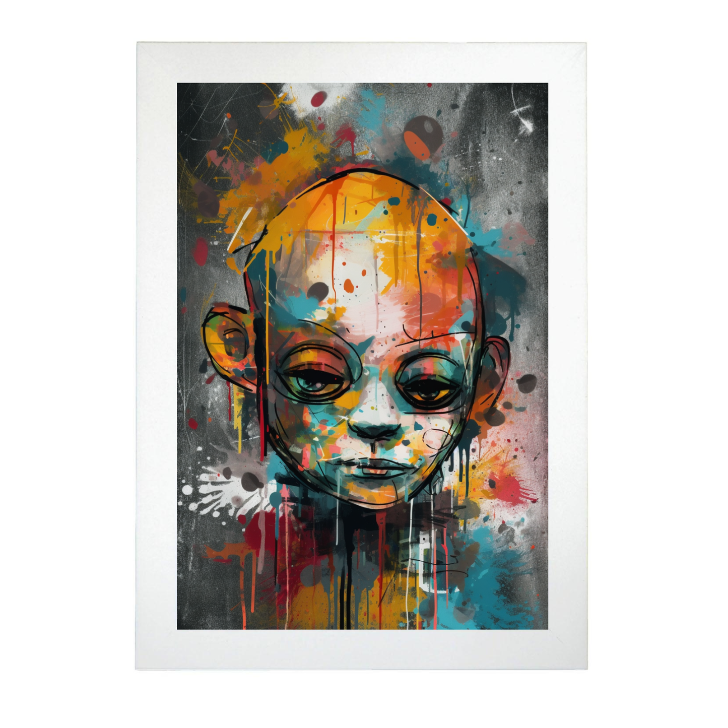 Póster Texturado en Lienzo Digital con Técnica de Óleo