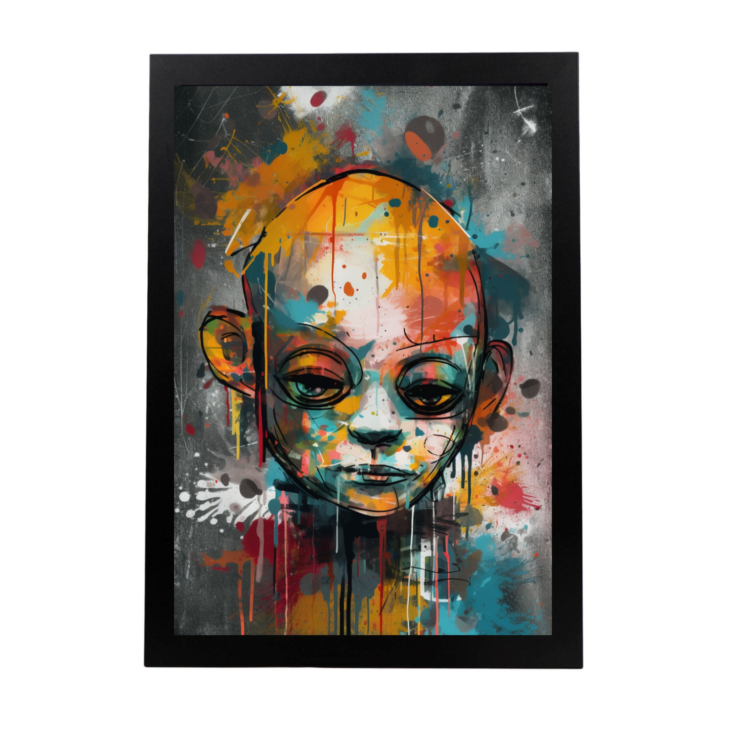 Póster Texturado en Lienzo Digital con Técnica de Óleo