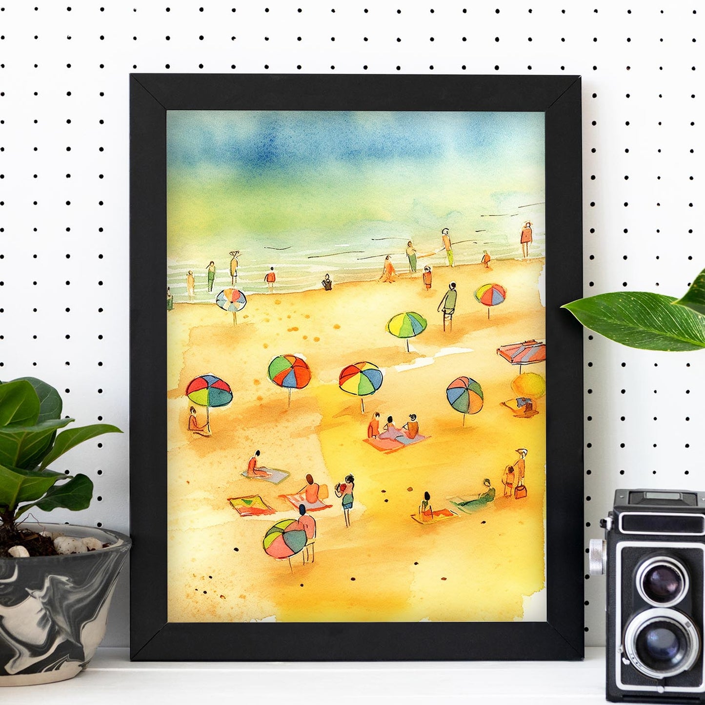 Póster Un día en la Beach