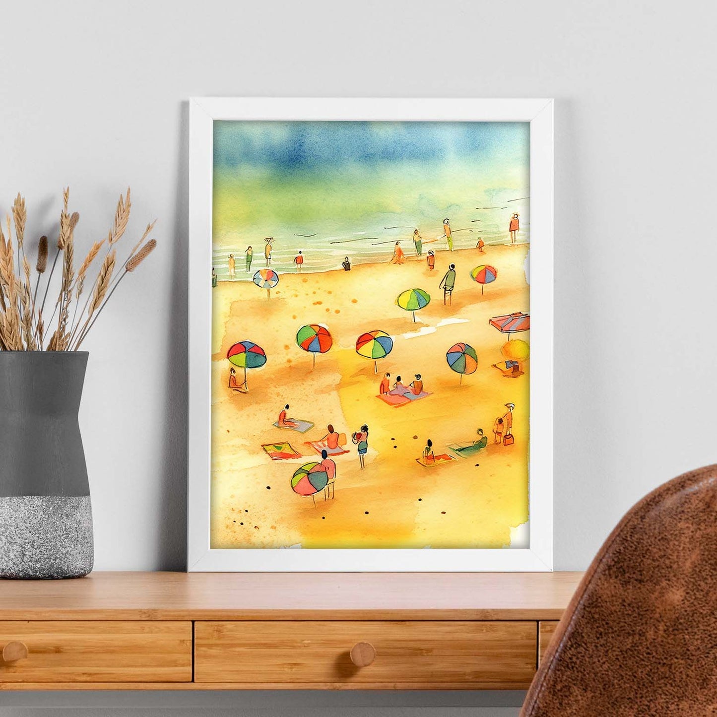 Póster Un día en la Beach