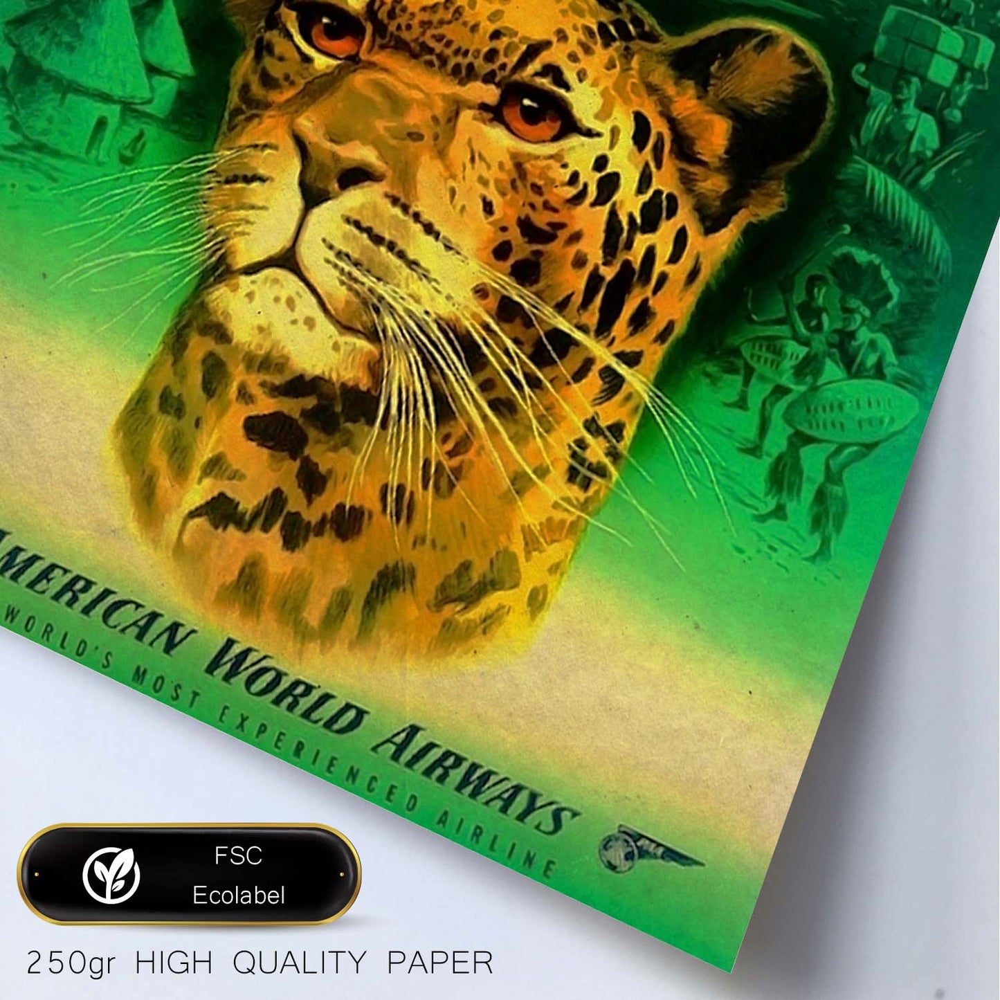 Poster vintage de Africa - Clipper. con imágenes vintage y de publicidad antigua.-Artwork-Nacnic-Nacnic Estudio SL