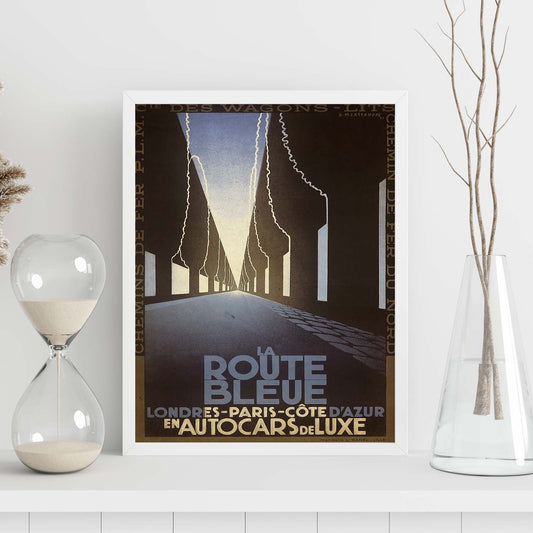 Poster vintage de Arboles de Paris. con imágenes vintage y de publicidad antigua.-Artwork-Nacnic-Nacnic Estudio SL