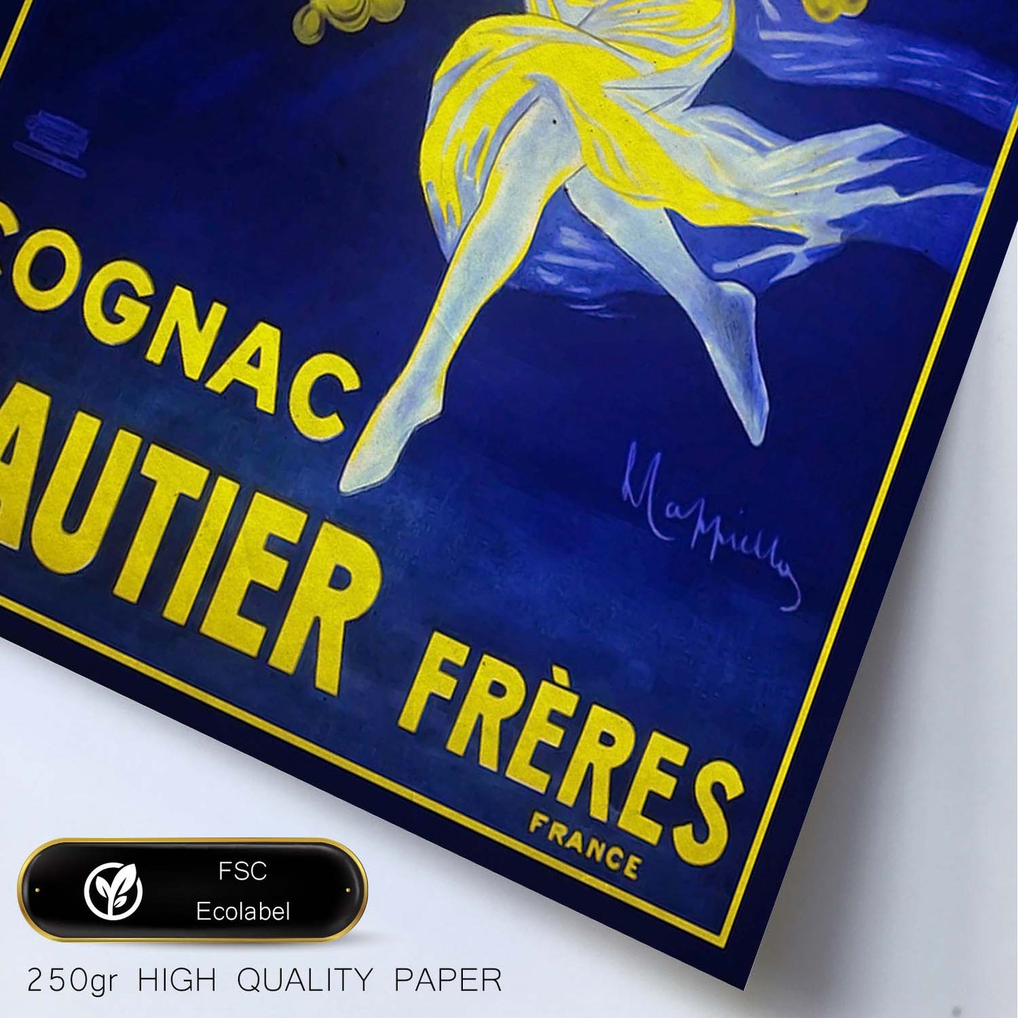 Poster vintage de Coñac Gautier. con imágenes vintage y de publicidad antigua.-Artwork-Nacnic-Nacnic Estudio SL