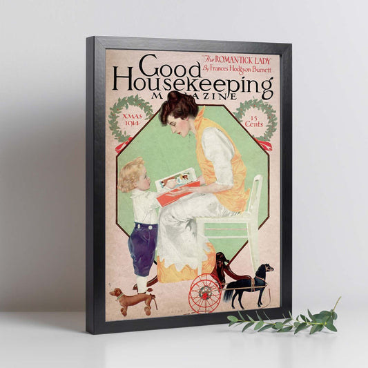 Poster vintage de Cuidado del hogar. con imágenes vintage y de publicidad antigua.-Artwork-Nacnic-Nacnic Estudio SL