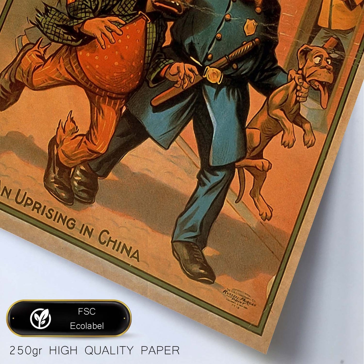 Poster vintage de Hooligans. con imágenes vintage y de publicidad antigua.-Artwork-Nacnic-Nacnic Estudio SL