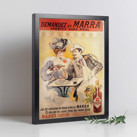 Poster vintage de Licor vintage. con imágenes vintage y de publicidad antigua.-Artwork-Nacnic-Nacnic Estudio SL