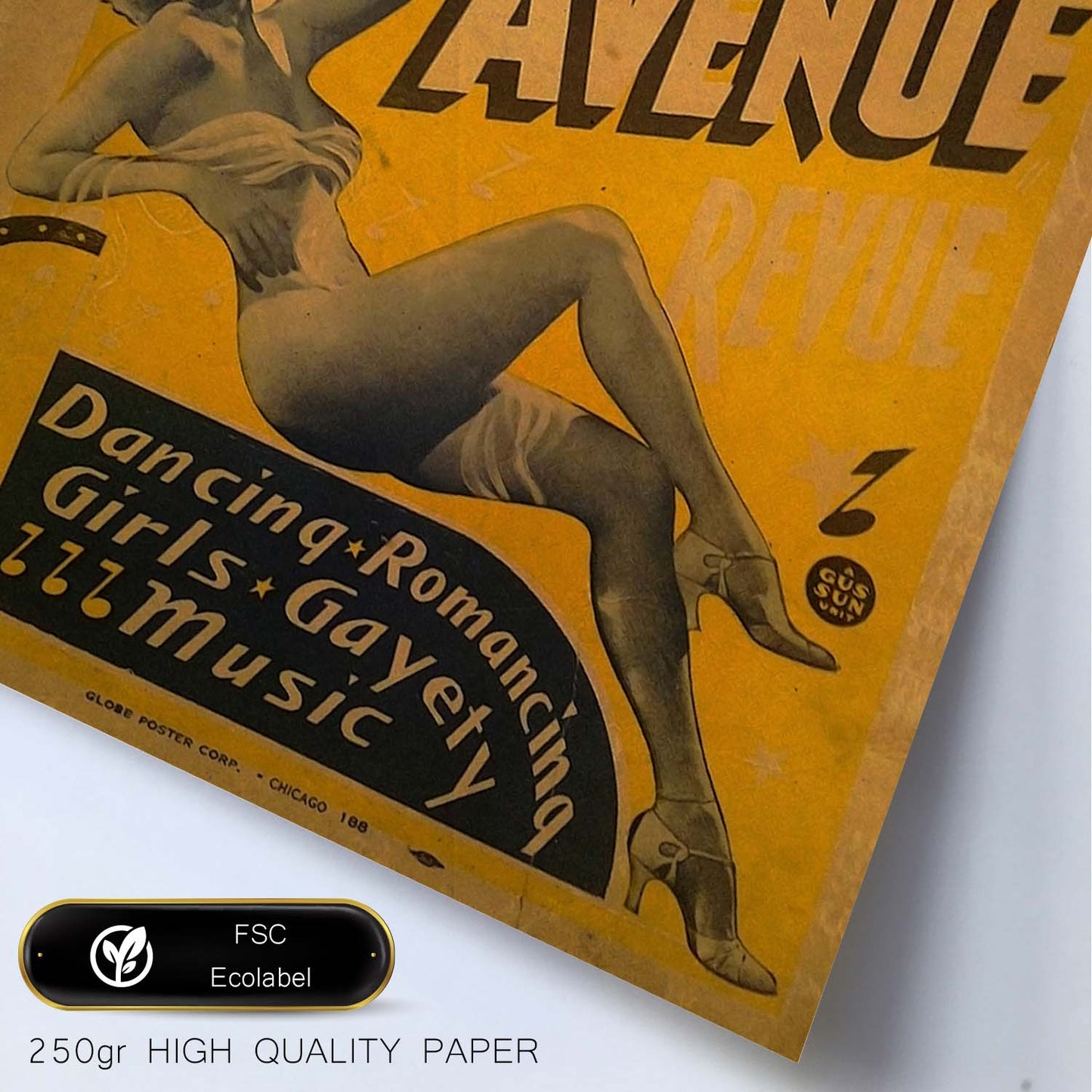 Poster vintage de Teatro vintage. con imágenes vintage y de publicidad antigua.-Artwork-Nacnic-Nacnic Estudio SL