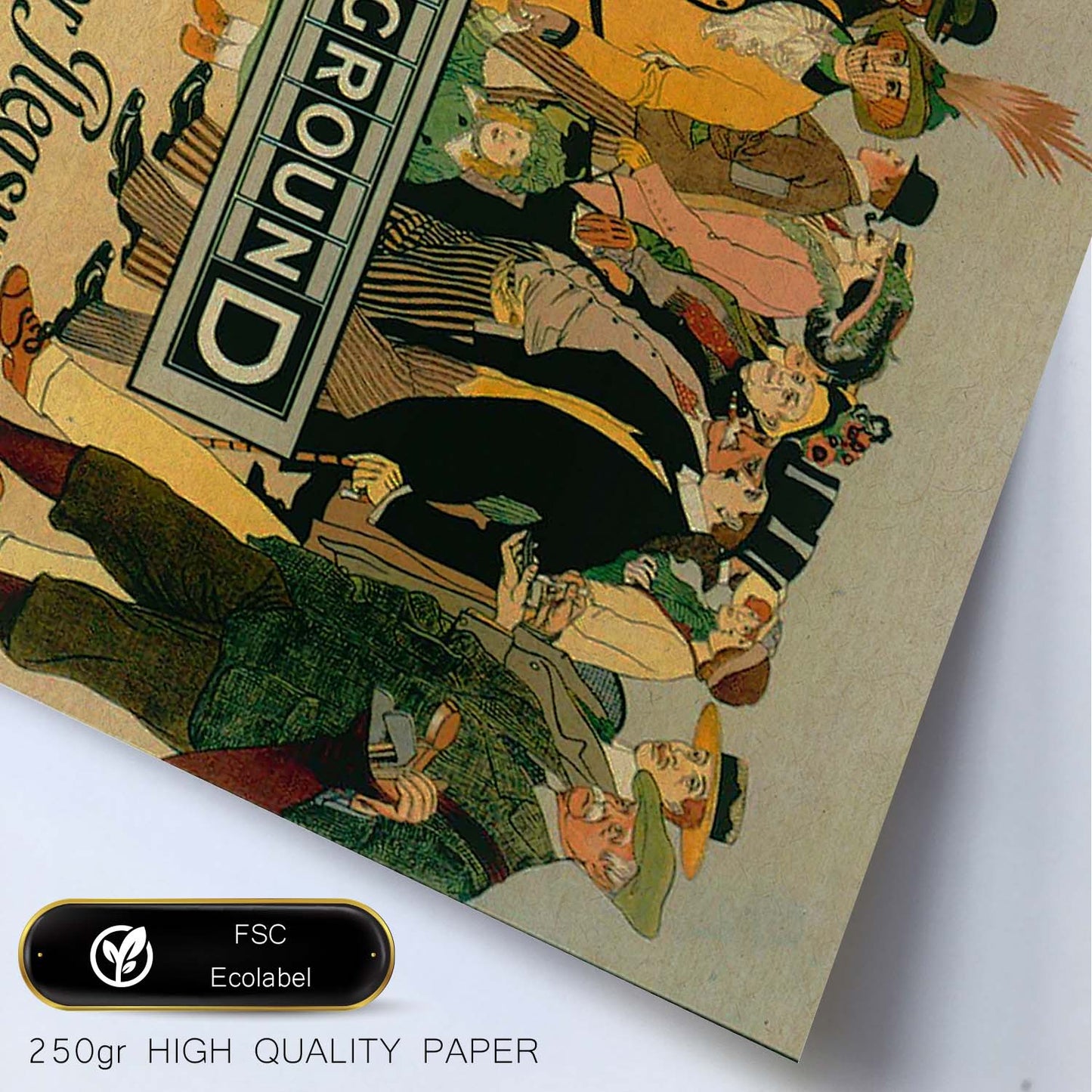 Poster vintage. Cartel vintage de Europa. Metro de Londres, 1913.-Artwork-Nacnic-Nacnic Estudio SL