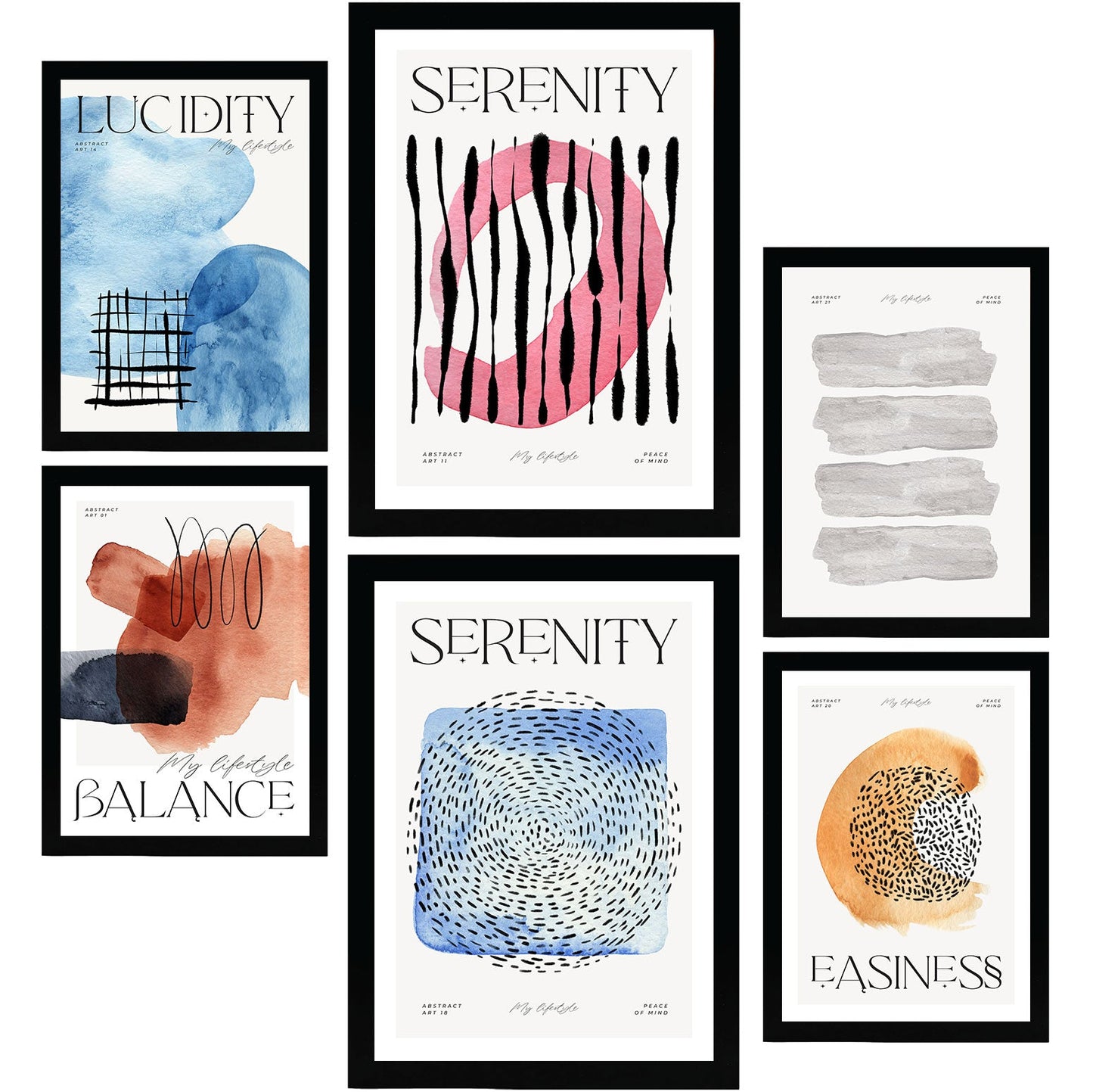 Posters Abstract Calm. Pictures and Prints in Art Gallery Aesthetic.-Artwork-Nacnic-Nacnic Estudio SL