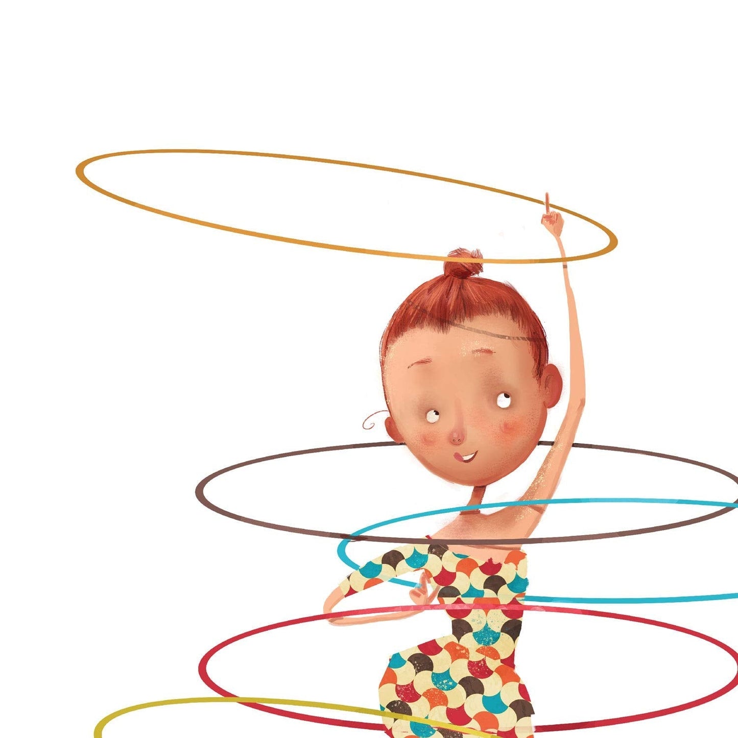 Posters con ilustraciones del circo. Leon Acobata Mago y contorsionistas.-Artwork-Nacnic-Nacnic Estudio SL