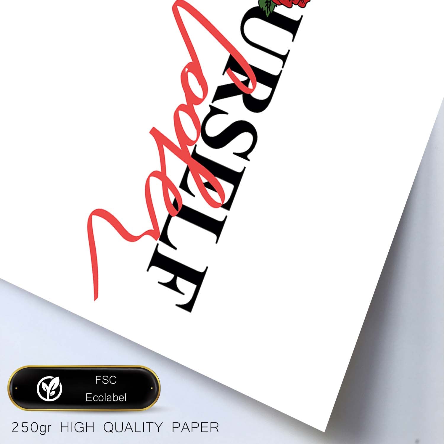 Posters con mensajes felices ilustrados. Lámina de decoración 'Be Yourself, But Cooler' con frases motivadoras y llenas de energia.-Artwork-Nacnic-Nacnic Estudio SL