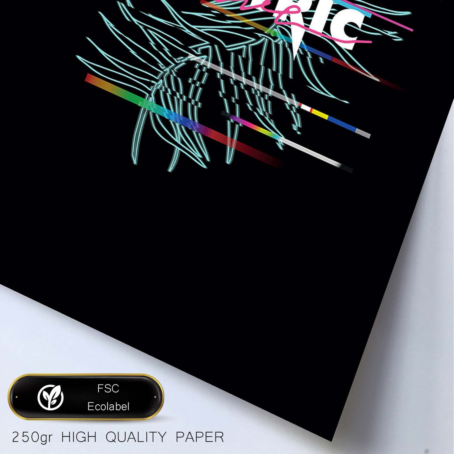 Posters con mensajes felices ilustrados. Lámina de decoración 'Electric' con frases motivadoras y llenas de energia.-Artwork-Nacnic-Nacnic Estudio SL