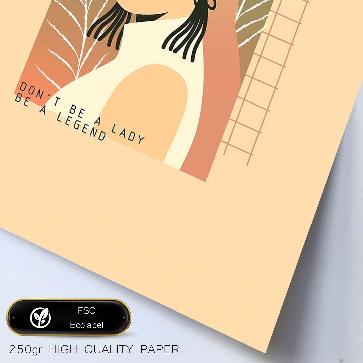 Posters con mensajes felices ilustrados. Lámina de decoración 'Go Girl' con frases motivadoras y llenas de energia.-Artwork-Nacnic-Nacnic Estudio SL