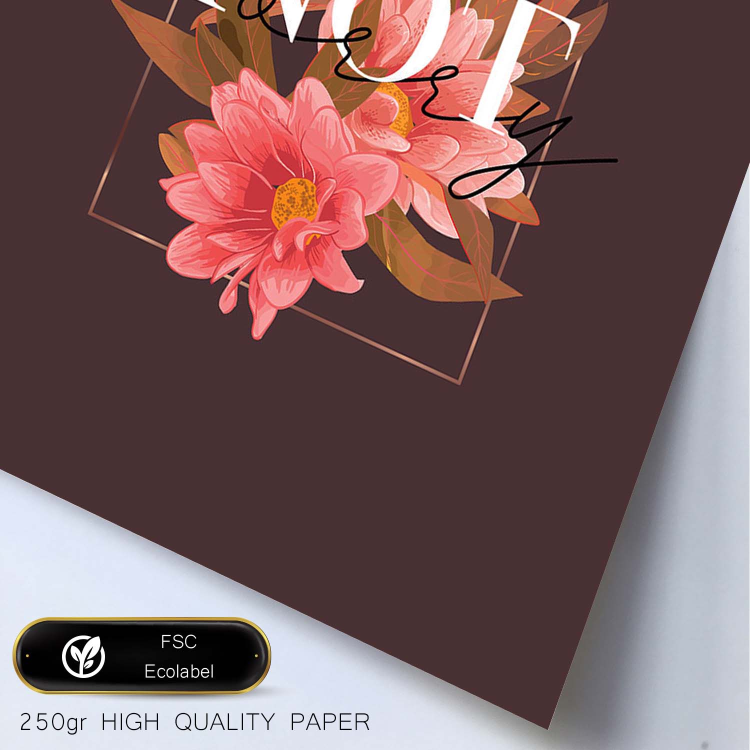 Posters con mensajes felices ilustrados. Lámina de decoración 'Not Sorry' con frases motivadoras y llenas de energia.-Artwork-Nacnic-Nacnic Estudio SL