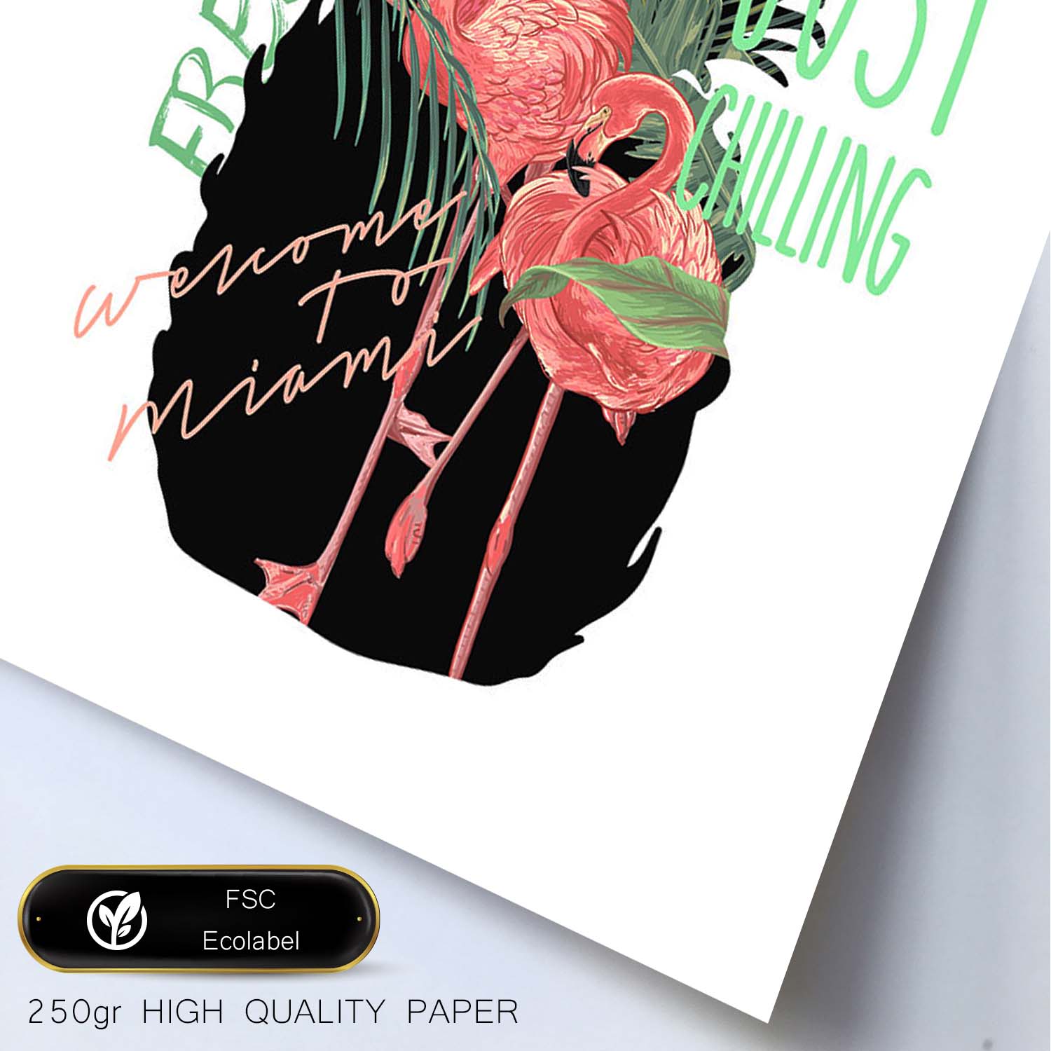 Posters con mensajes felices ilustrados. Lámina de decoración 'Summer' con frases motivadoras y llenas de energia.-Artwork-Nacnic-Nacnic Estudio SL