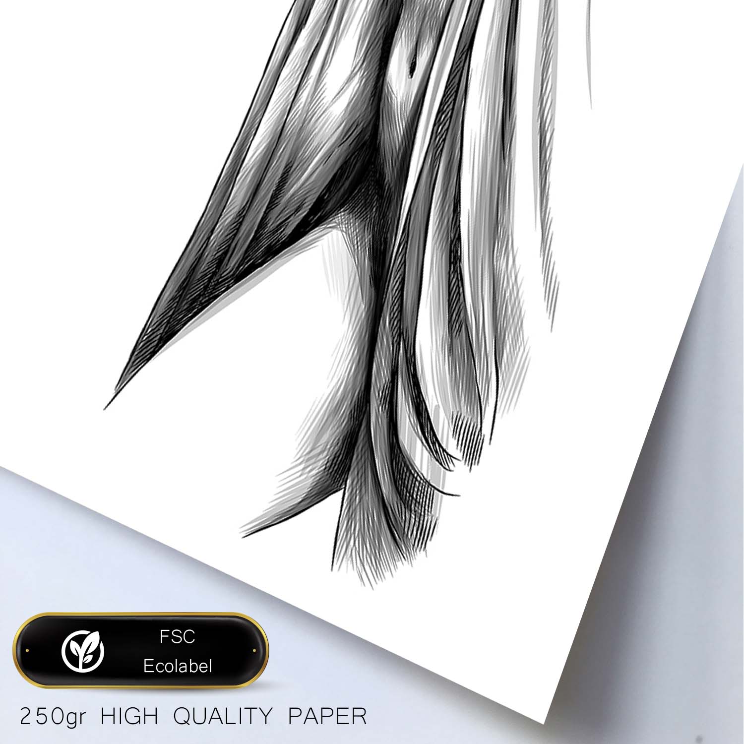 Posters eróticos. Lámina Pecho dibujada con imágenes sensuales del cuerpo femenino.-Artwork-Nacnic-Nacnic Estudio SL