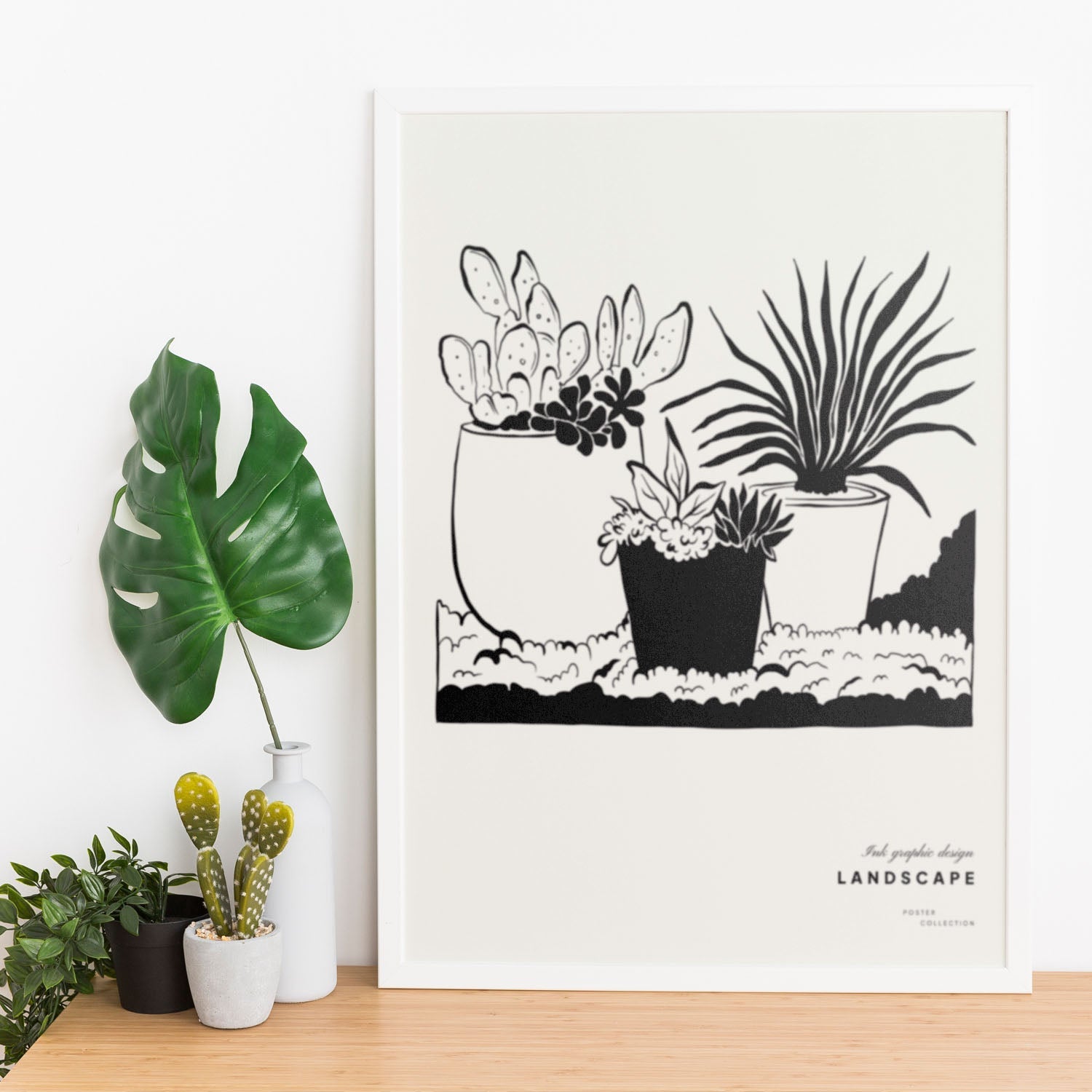 Potted Dessert Plant-Artwork-Nacnic-Nacnic Estudio SL