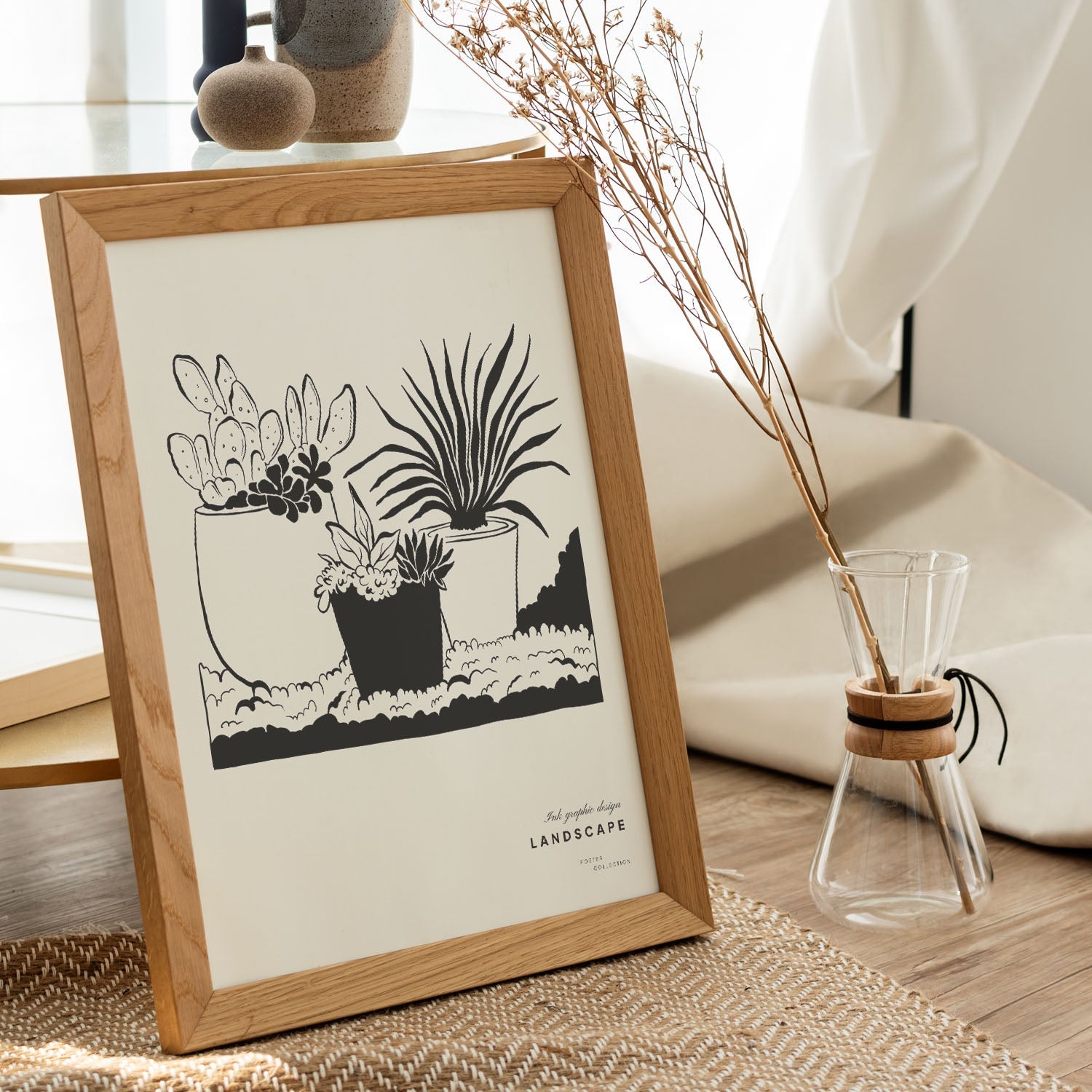 Potted Dessert Plant-Artwork-Nacnic-Nacnic Estudio SL