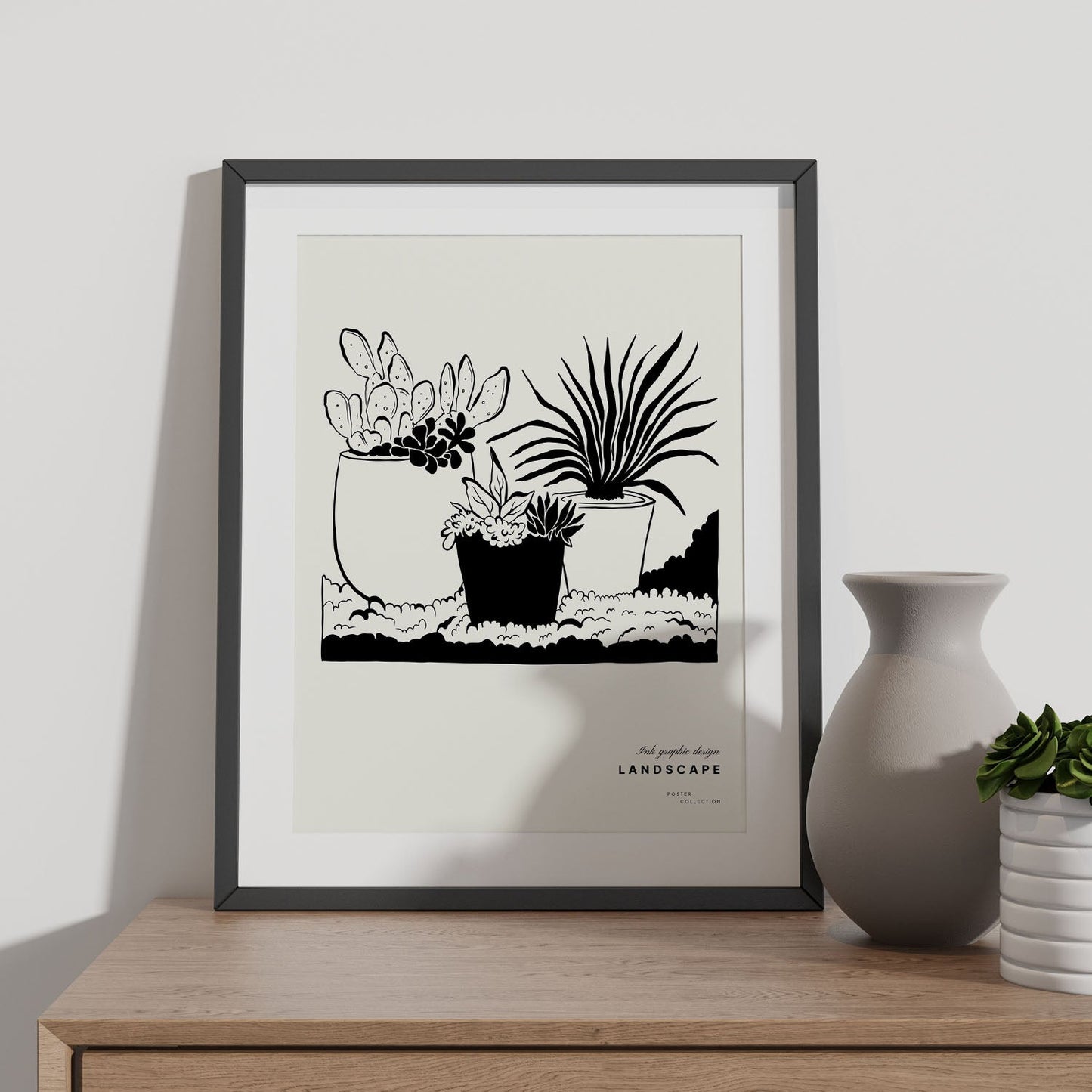 Potted Dessert Plant-Artwork-Nacnic-Nacnic Estudio SL