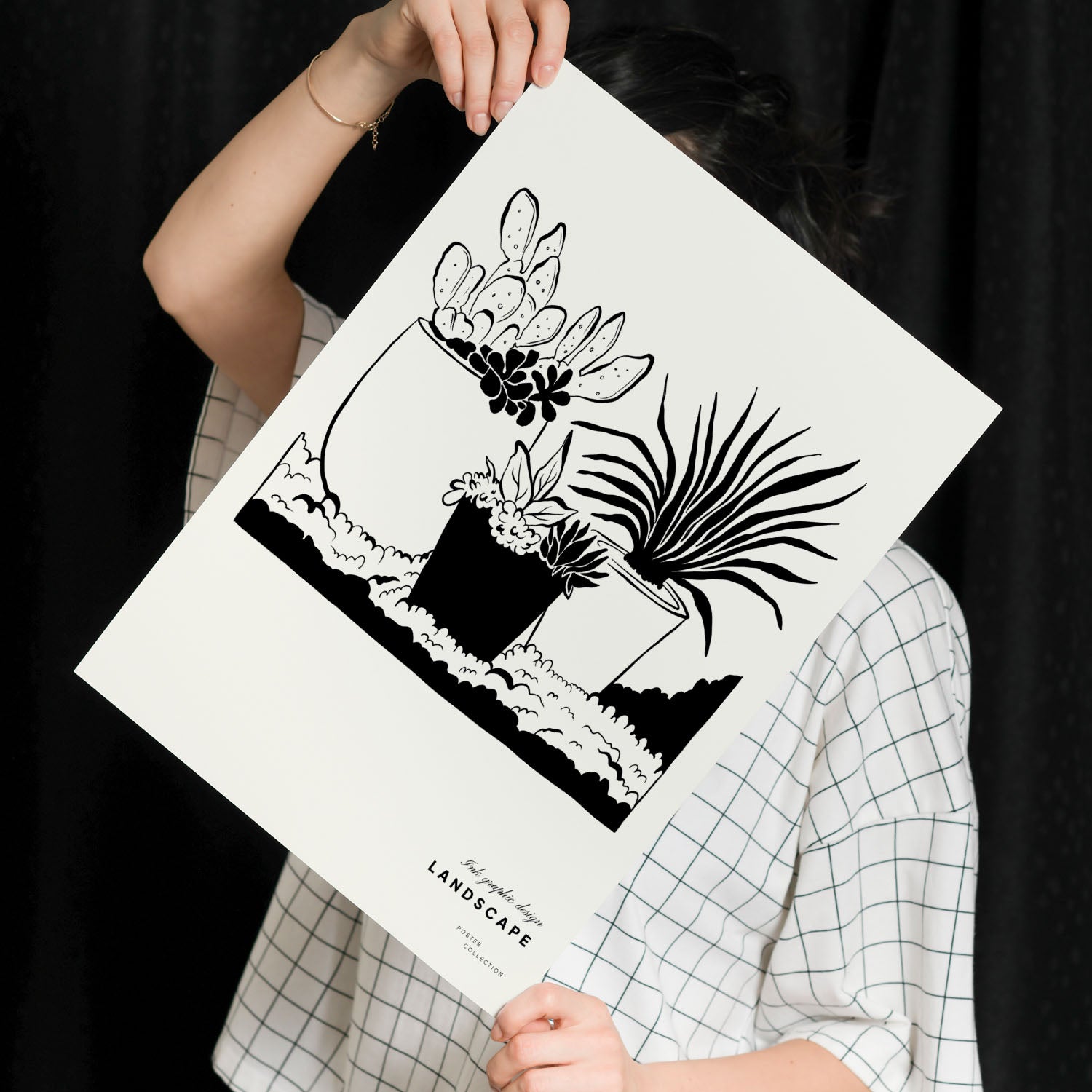 Potted Dessert Plant-Artwork-Nacnic-Nacnic Estudio SL