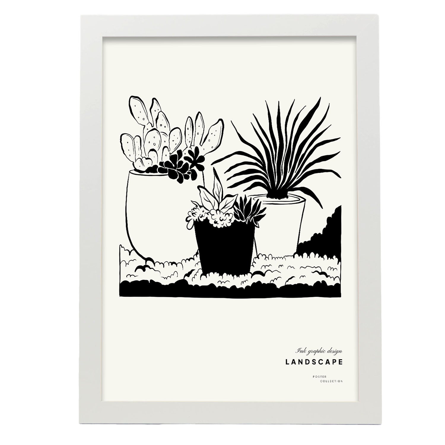 Potted Dessert Plant-Artwork-Nacnic-A3-Marco Blanco-Nacnic Estudio SL
