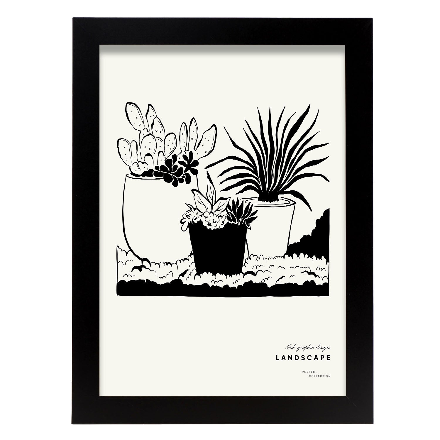 Potted Dessert Plant-Artwork-Nacnic-A4-Sin marco-Nacnic Estudio SL