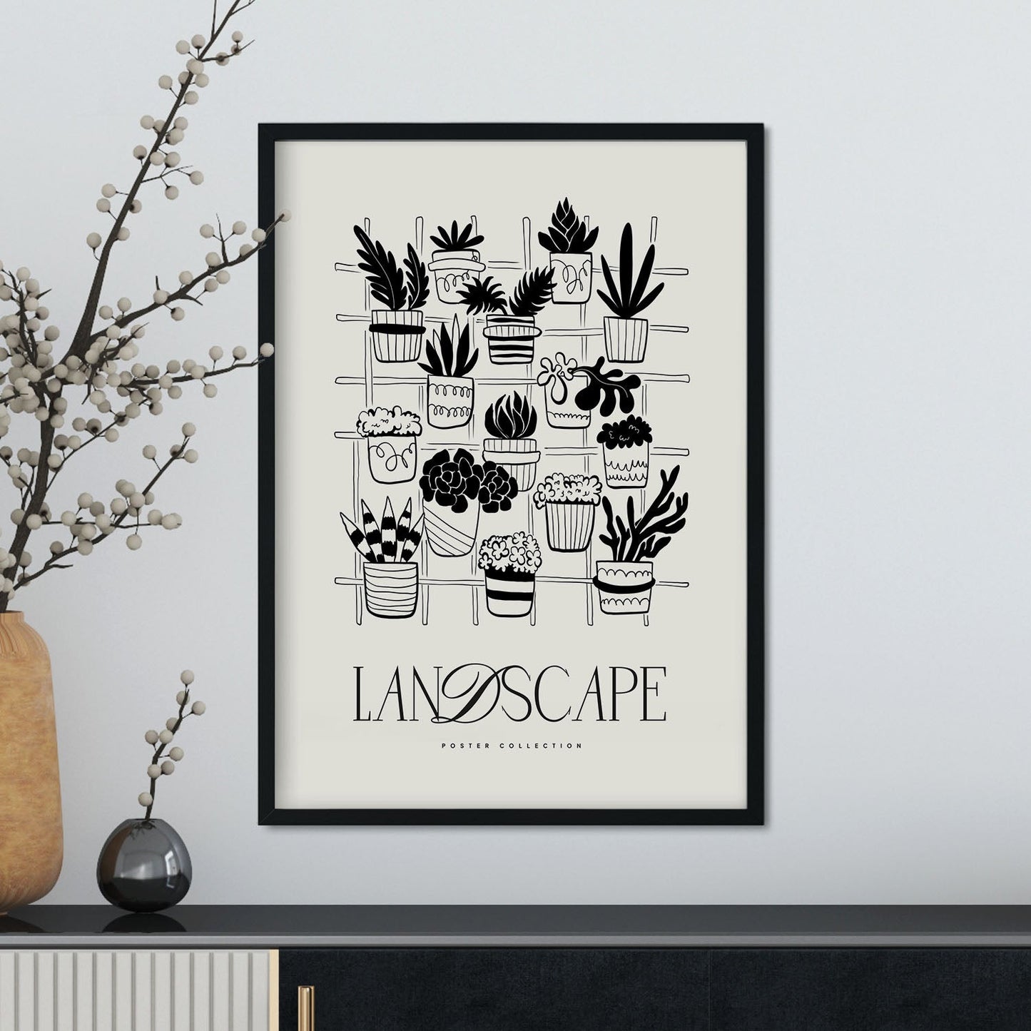 Potted Plants-Artwork-Nacnic-Nacnic Estudio SL