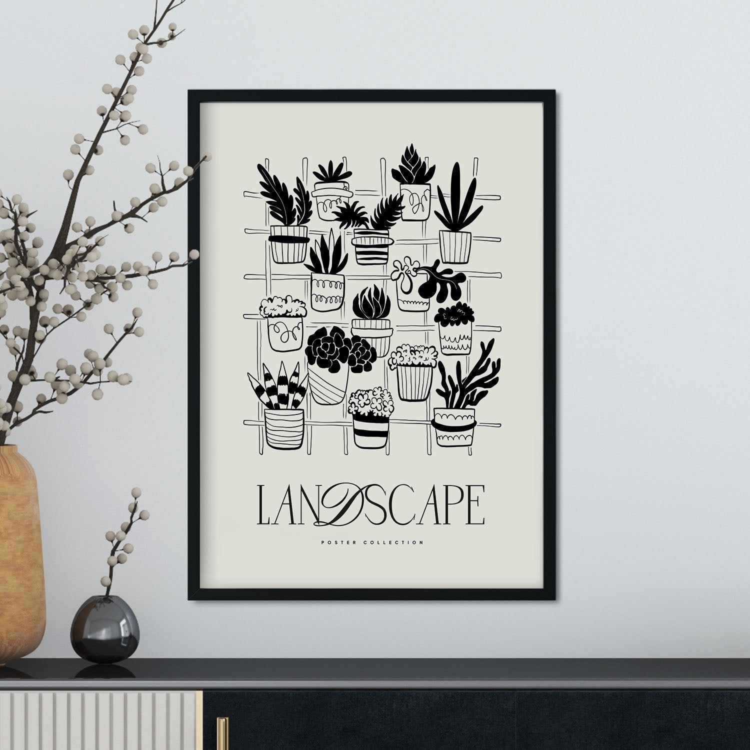 Potted Plants-Artwork-Nacnic-Nacnic Estudio SL