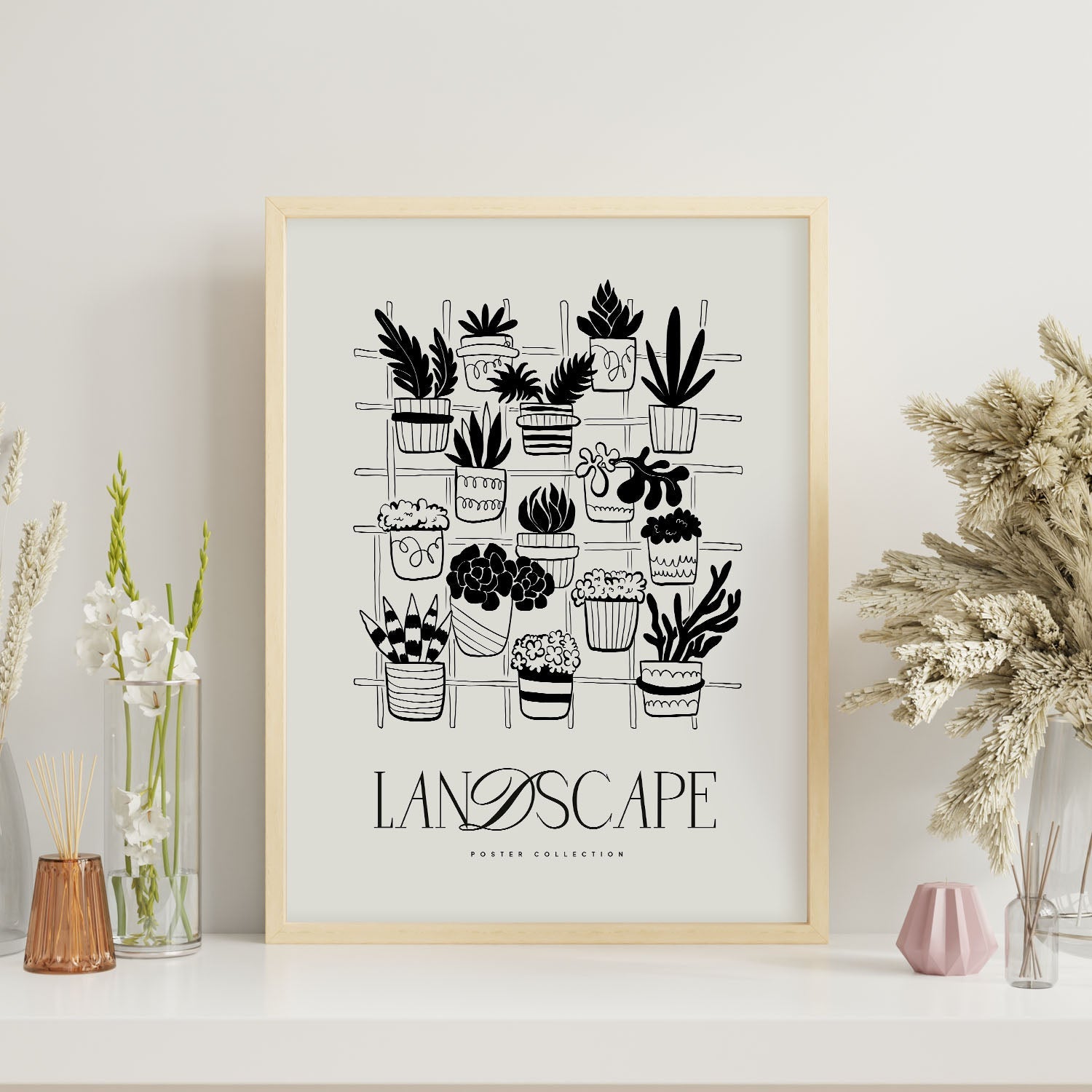 Potted Plants-Artwork-Nacnic-Nacnic Estudio SL