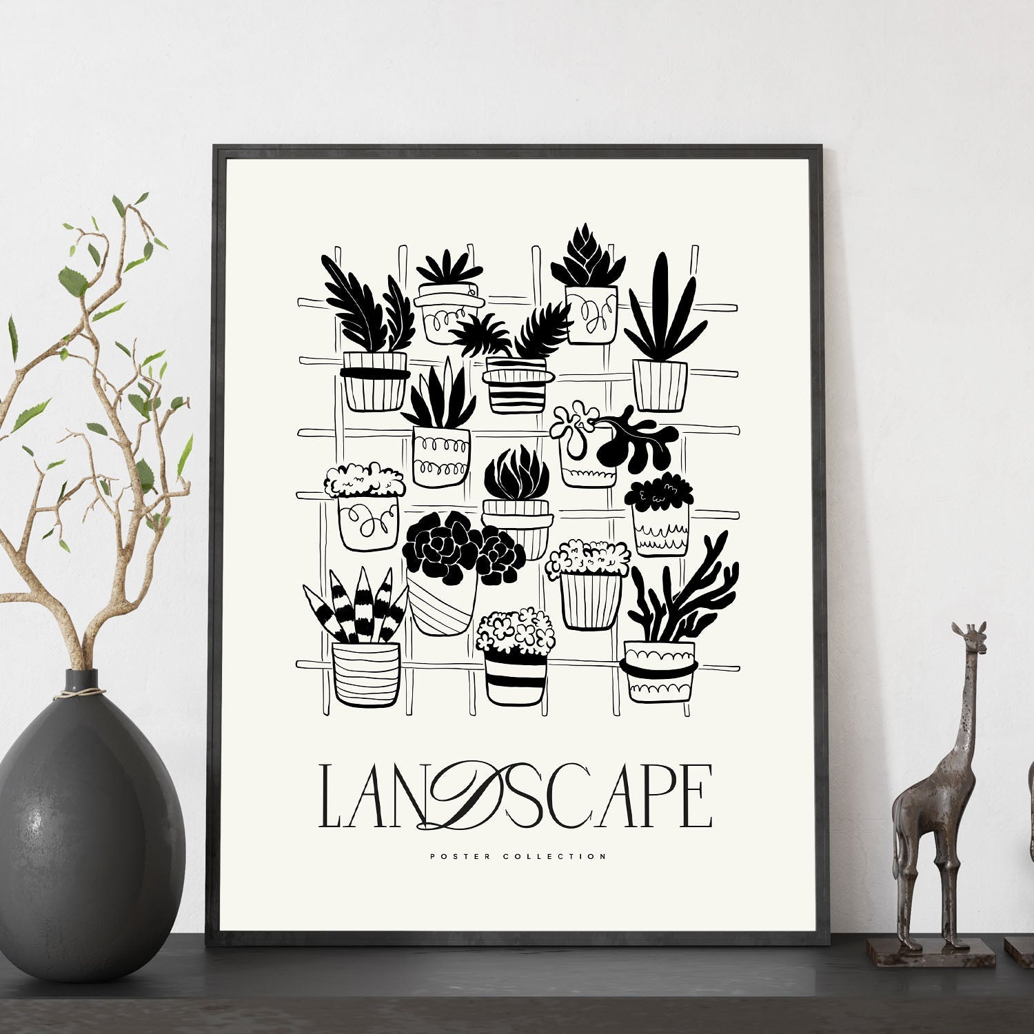 Potted Plants-Artwork-Nacnic-Nacnic Estudio SL