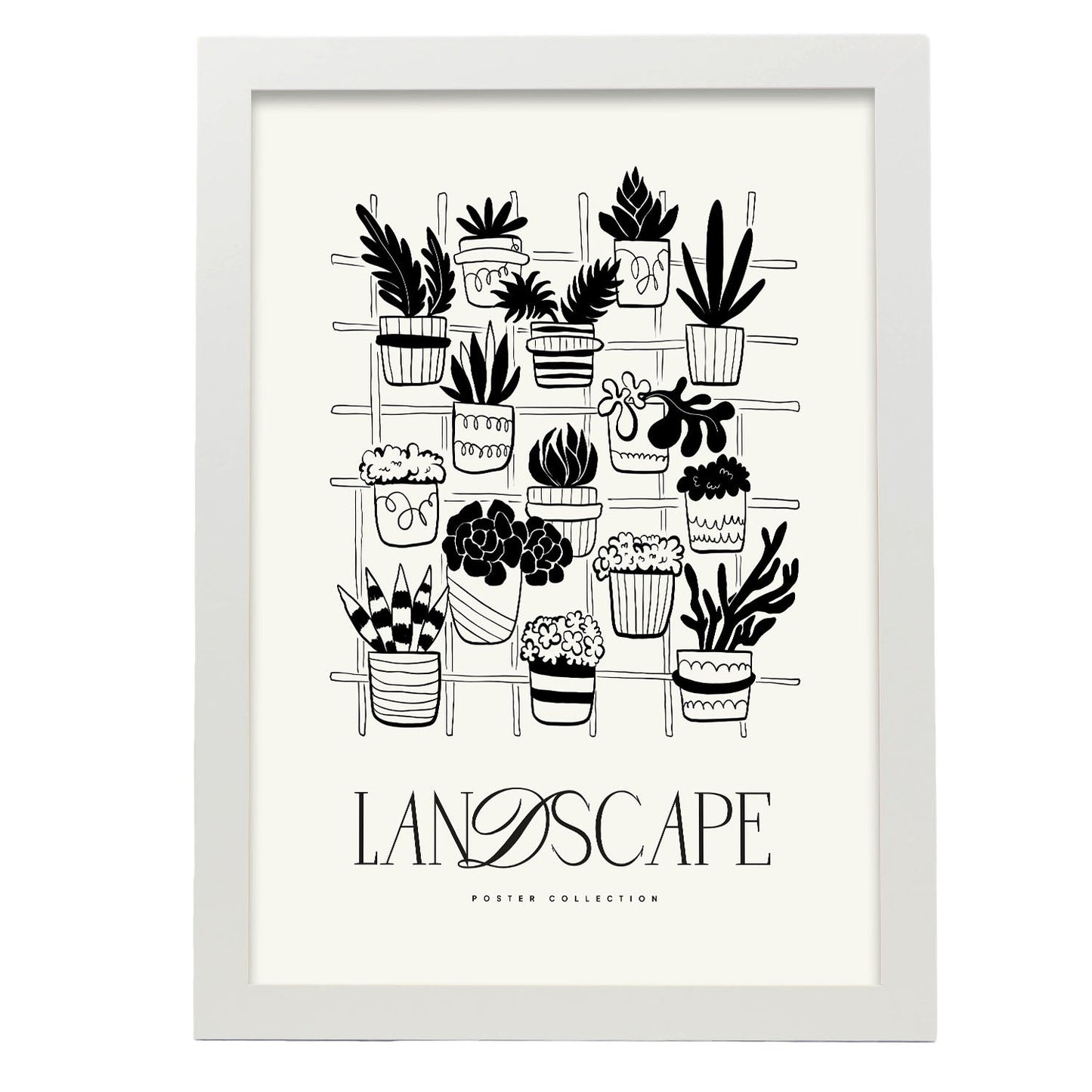 Potted Plants-Artwork-Nacnic-A3-Marco Blanco-Nacnic Estudio SL