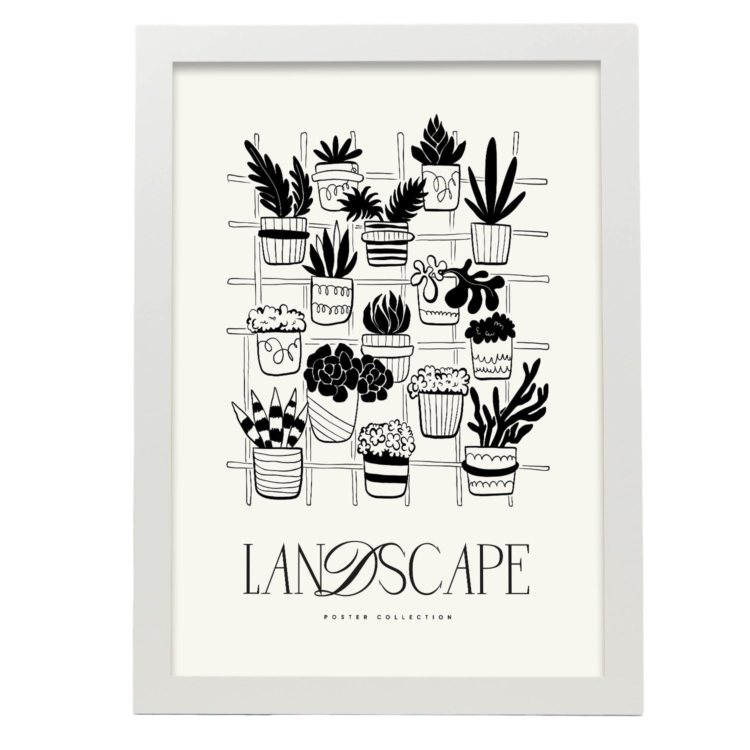 Potted Plants-Artwork-Nacnic-A3-Marco Blanco-Nacnic Estudio SL