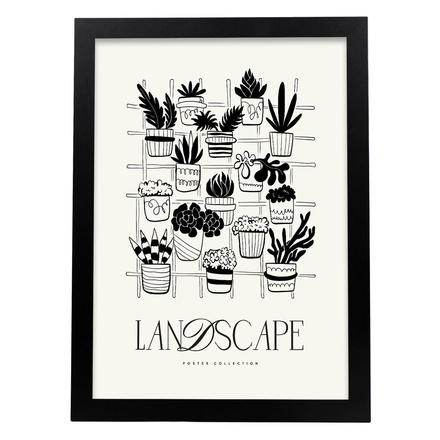 Potted Plants-Artwork-Nacnic-A3-Sin marco-Nacnic Estudio SL