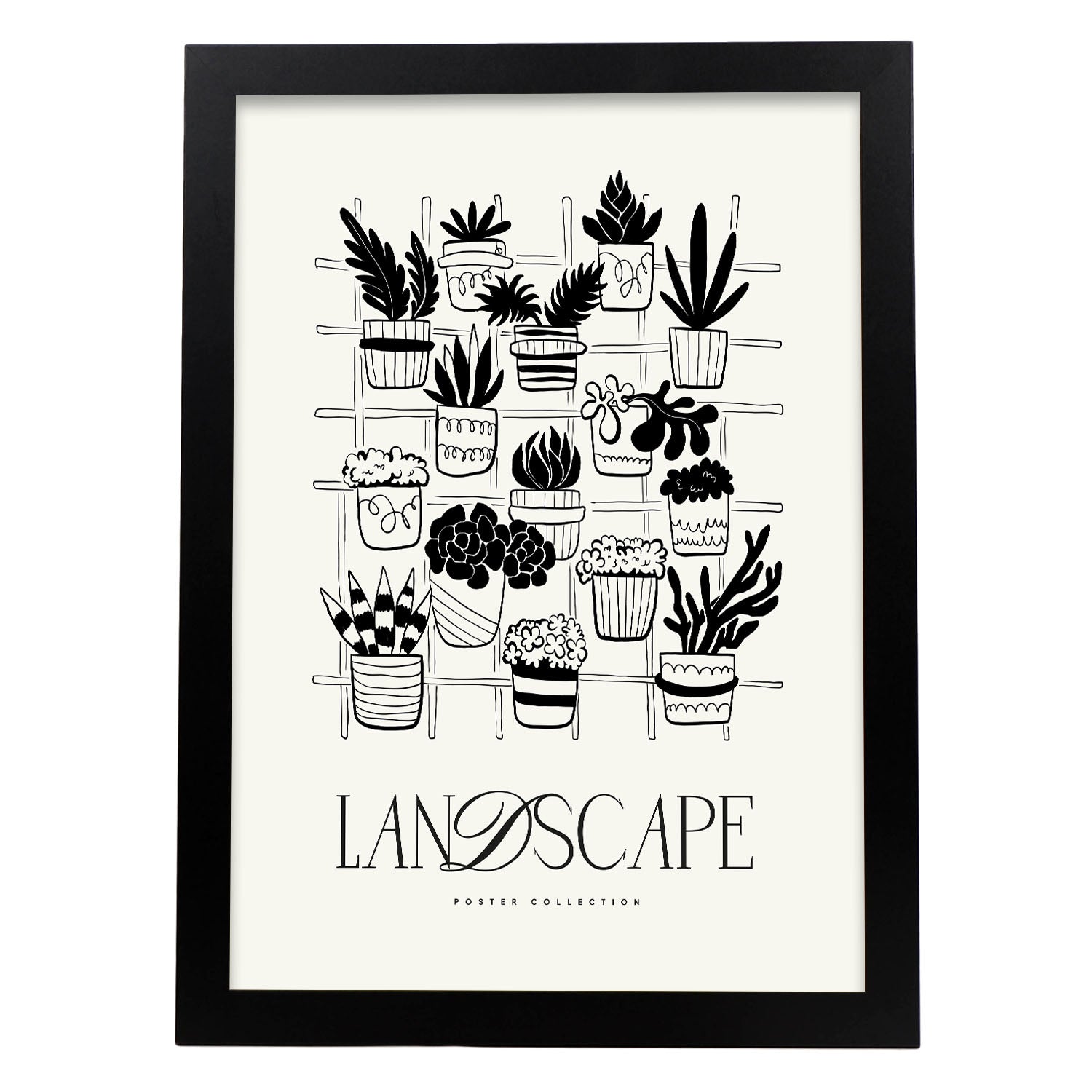 Potted Plants-Artwork-Nacnic-A3-Sin marco-Nacnic Estudio SL
