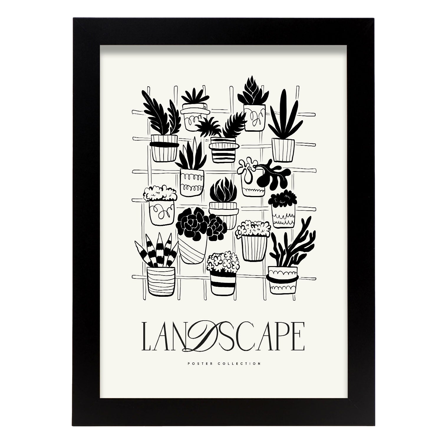Potted Plants-Artwork-Nacnic-A4-Sin marco-Nacnic Estudio SL