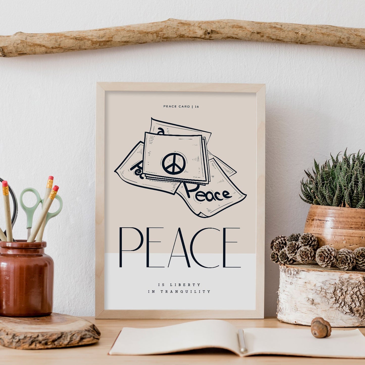 Preach Peace-Artwork-Nacnic-Nacnic Estudio SL
