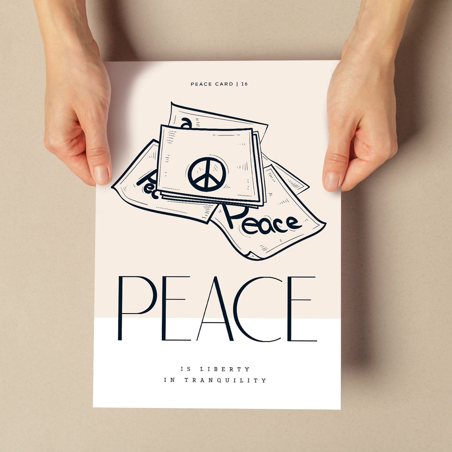Preach Peace-Artwork-Nacnic-Nacnic Estudio SL