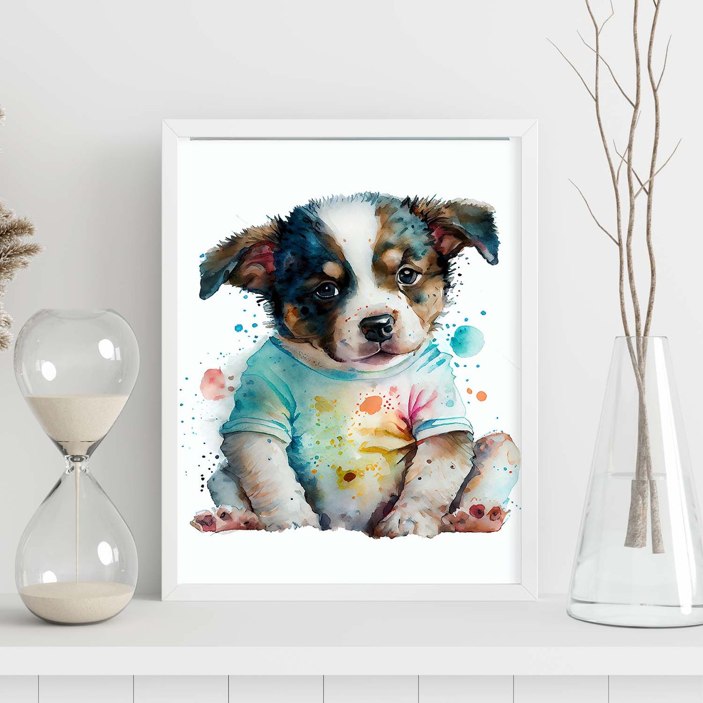 Pupa de bebé nacnic sobre fondo blanco sonriendo con un poco de Hu. Estampados de arte de pared estético para el diseño de dormitorio o sala de estar.-Artwork-Nacnic-Nacnic Estudio SL