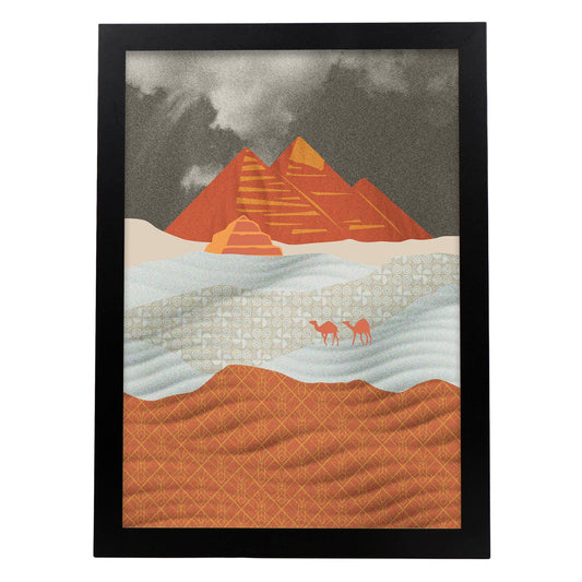 Pyramids of Giza-Artwork-Nacnic-A3-Sin marco-Nacnic Estudio SL