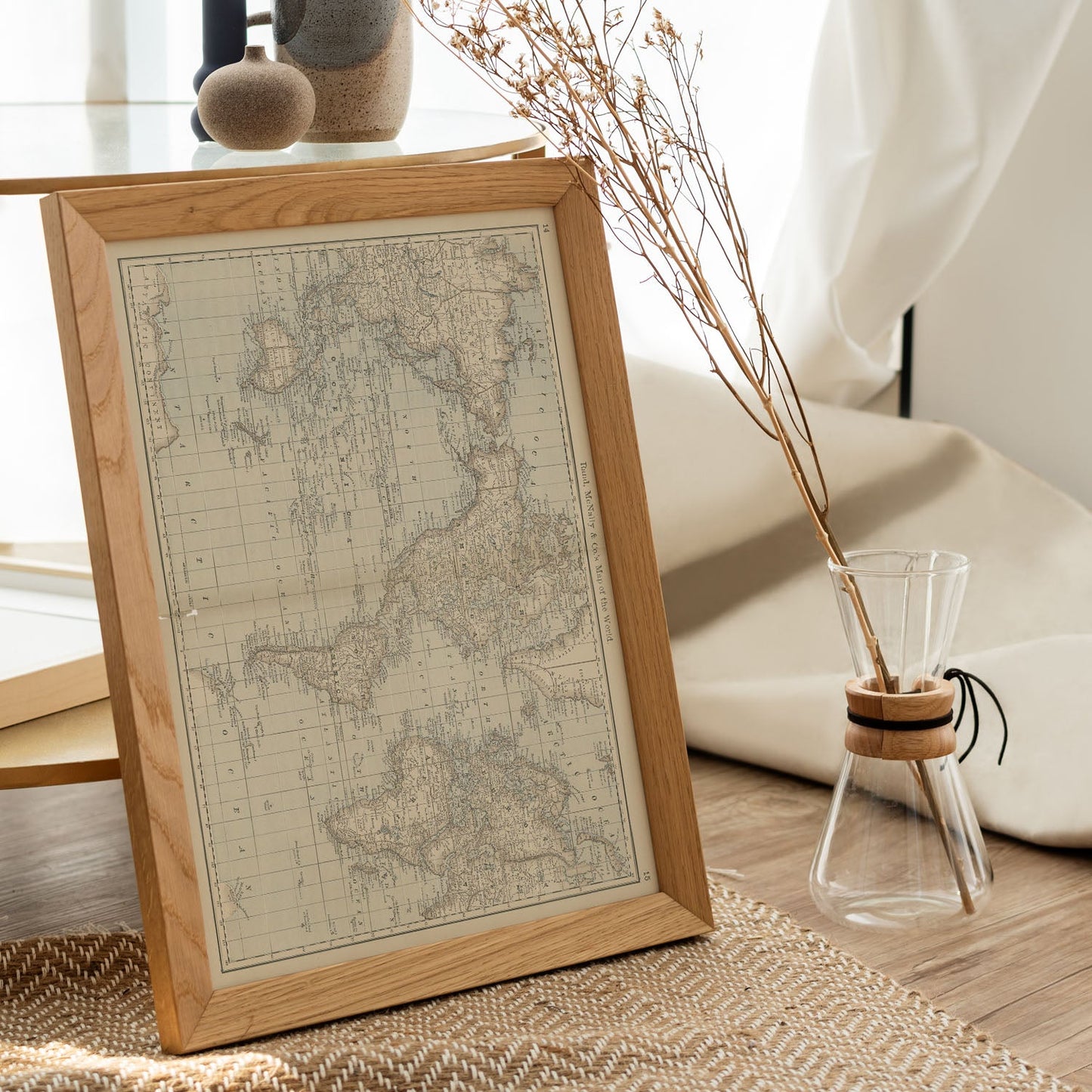 Rand_McNally__Cos_Map-of-the-World-1887-Artwork-Nacnic-Nacnic Estudio SL